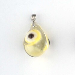 GLASS EVIL EYE BEAD 12 MM - Thumbnail