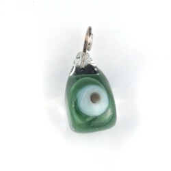 GLASS EVIL EYE BEAD 12 MM - Thumbnail