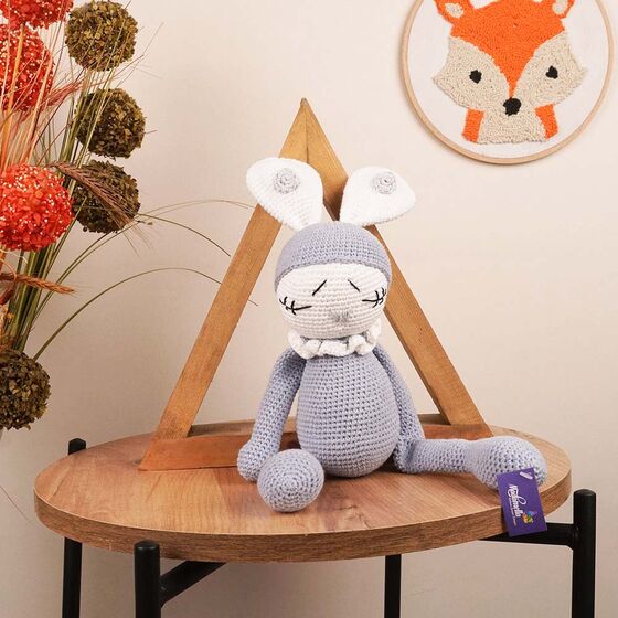 GURUMİ ÖRME TAVŞAN FİGÜRLÜ OYUNCAK 50 CM.