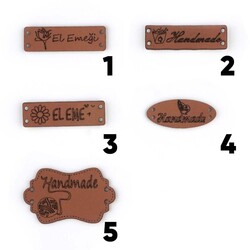 HANDMADE LEATHER MOTIF 2 (PRICE IS FOR 1 PIECE) - Thumbnail