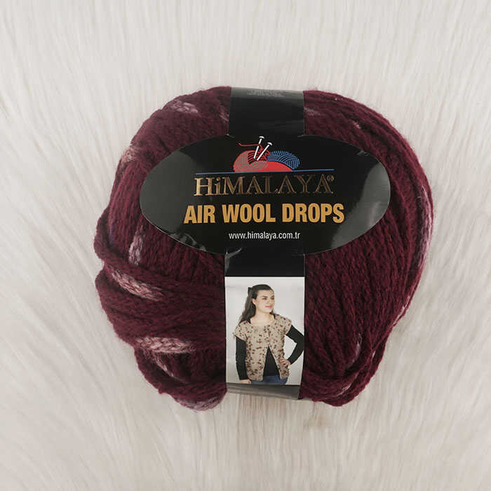 Himalaya Air Wool Drops Speckled Yarn, Dusty Rose - 20404 - Hobiumyarns