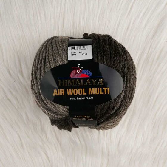 HIMALAYA AIR WOOL MULTI KNITTING YARN