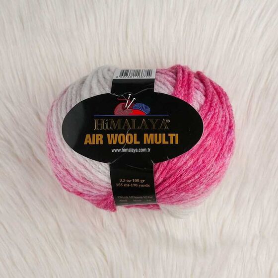 HIMALAYA AIR WOOL MULTI KNITTING YARN