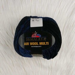 HIMALAYA AIR WOOL MULTI KNITTING YARN - Thumbnail