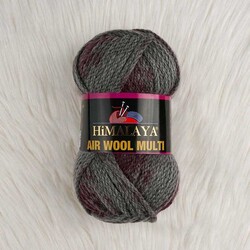 HIMALAYA AIR WOOL MULTI KNITTING YARN - Thumbnail