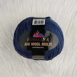 HIMALAYA AIR WOOL MULTI KNITTING YARN - Thumbnail