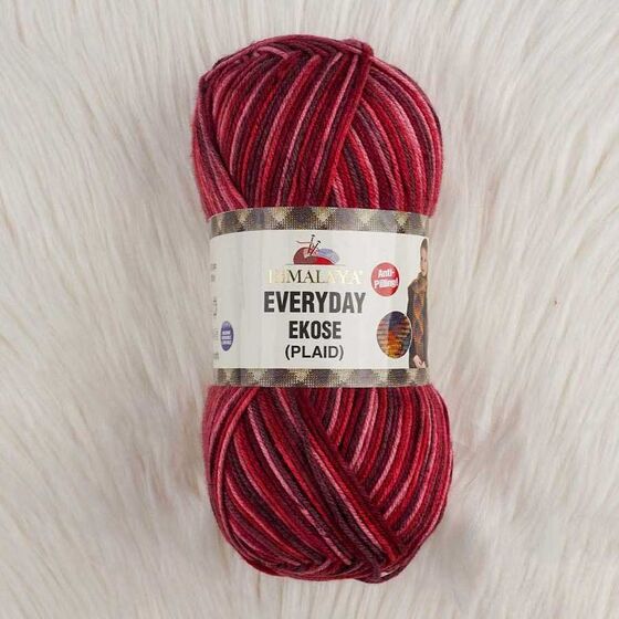 HIMALAYA EVERYDAY PLAID KNITTING YARN