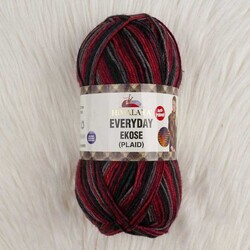 HIMALAYA EVERYDAY PLAID KNITTING YARN - Thumbnail