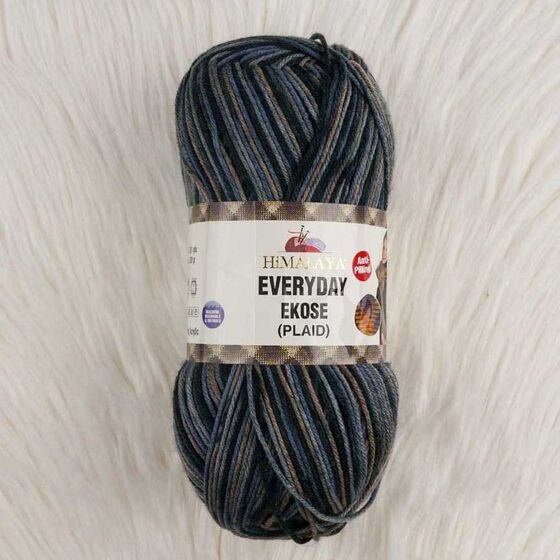 HIMALAYA EVERYDAY PLAID KNITTING YARN