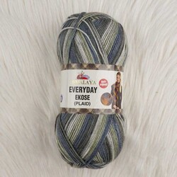 HIMALAYA EVERYDAY PLAID KNITTING YARN - Thumbnail