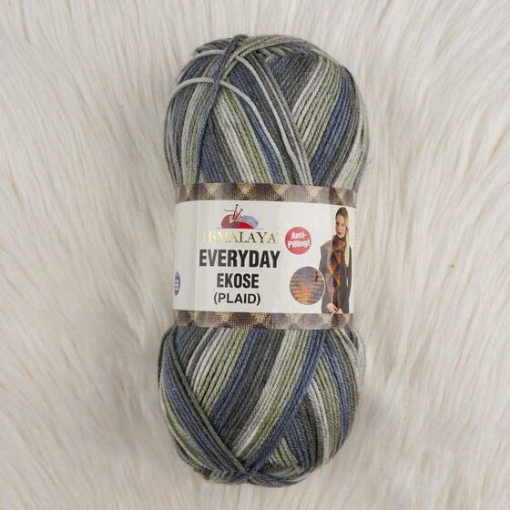 HIMALAYA EVERYDAY PLAID KNITTING YARN