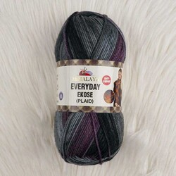 HIMALAYA EVERYDAY PLAID KNITTING YARN - Thumbnail