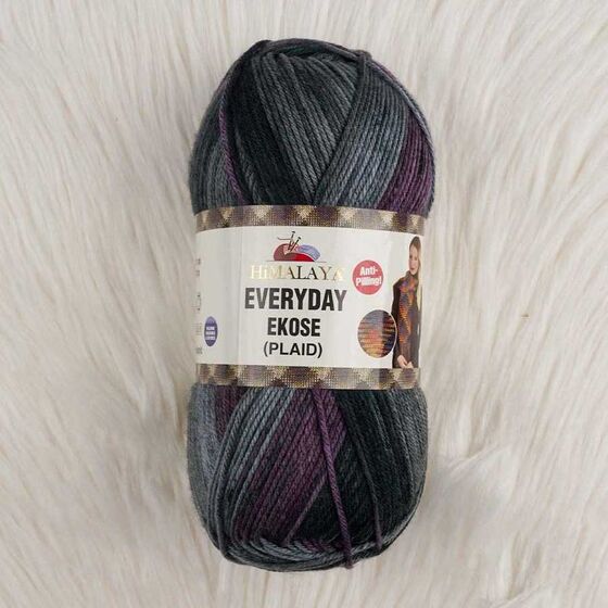 HIMALAYA EVERYDAY PLAID KNITTING YARN