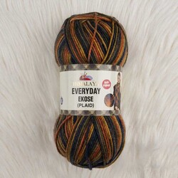 HIMALAYA EVERYDAY PLAID KNITTING YARN - Thumbnail