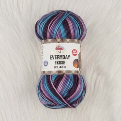 HIMALAYA EVERYDAY PLAID KNITTING YARN - Thumbnail