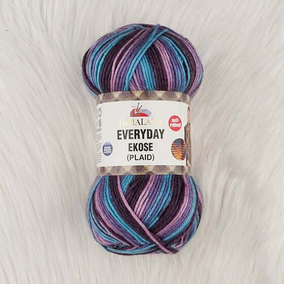 HIMALAYA EVERYDAY PLAID KNITTING YARN