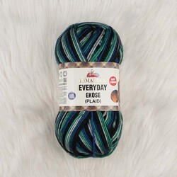 HIMALAYA EVERYDAY PLAID KNITTING YARN - Thumbnail