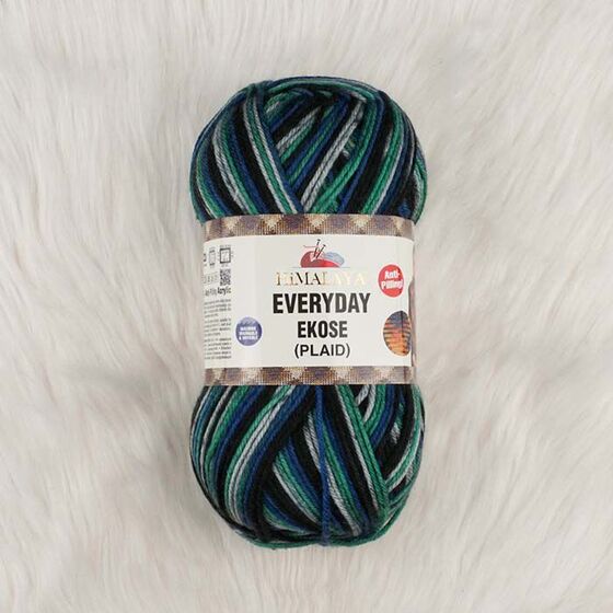 HIMALAYA EVERYDAY PLAID KNITTING YARN