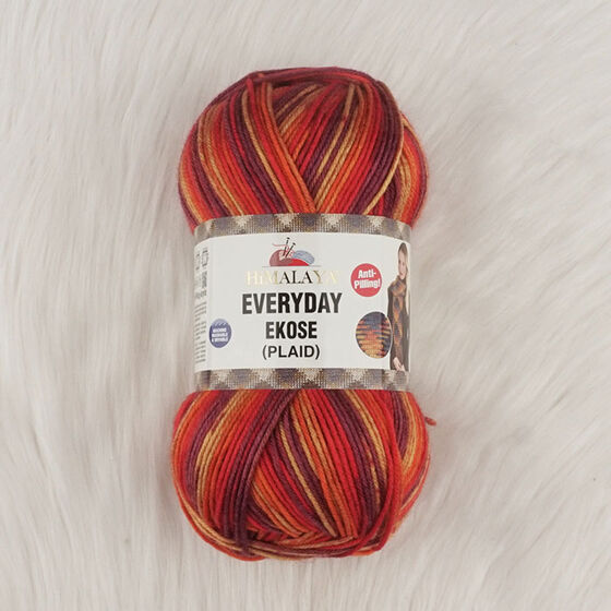 HIMALAYA EVERYDAY PLAID KNITTING YARN