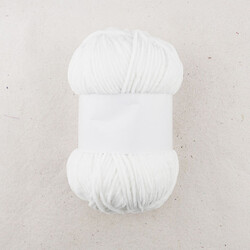 Noname - KADİFE İP 100 GR.BEYAZ