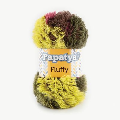 -KAMGARN PAPATYA FLUFFY ÖRGÜ İPİ