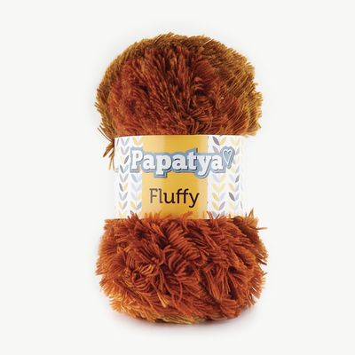 -KAMGARN PAPATYA FLUFFY ÖRGÜ İPİ