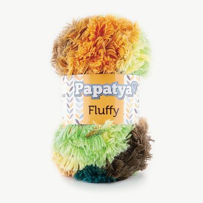 -KAMGARN PAPATYA FLUFFY ÖRGÜ İPİ