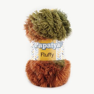 -KAMGARN PAPATYA FLUFFY ÖRGÜ İPİ