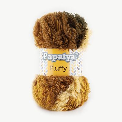 -KAMGARN PAPATYA FLUFFY ÖRGÜ İPİ