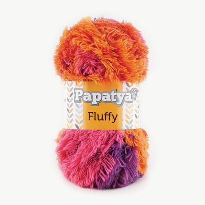 -KAMGARN PAPATYA FLUFFY ÖRGÜ İPİ