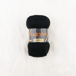 Noname - KARTİPİ ÇORAP İPİ SİYAH 100 GR