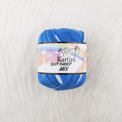 Noname - KARTİPİ RAFFİA KAĞIT İP 50 GR. MAVİ