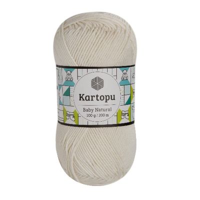 KARTOPU BABY NATURAL ÖRGÜ İPİ