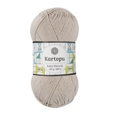 KARTOPU BABY NATURAL ÖRGÜ İPİ