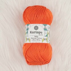 KARTOPU BABY NATURAL COTTON ÖRGÜ İPİ 100 GR.200 M. - Thumbnail