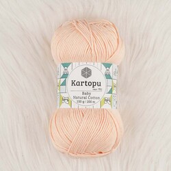 KARTOPU BABY NATURAL COTTON ÖRGÜ İPİ 100 GR.200 M. - Thumbnail