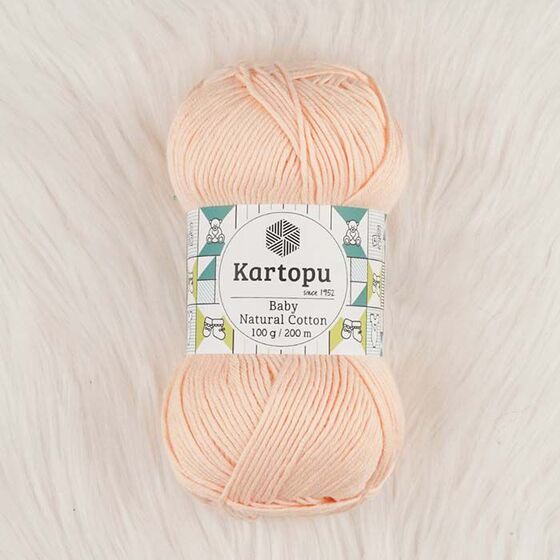 KARTOPU BABY NATURAL COTTON ÖRGÜ İPİ 100 GR.200 M.