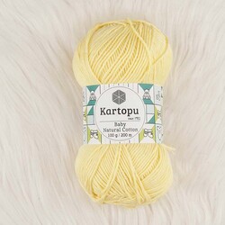 KARTOPU BABY NATURAL COTTON ÖRGÜ İPİ 100 GR.200 M. - Thumbnail