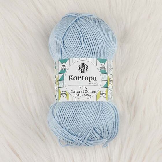 KARTOPU BABY NATURAL COTTON ÖRGÜ İPİ 100 GR.200 M.