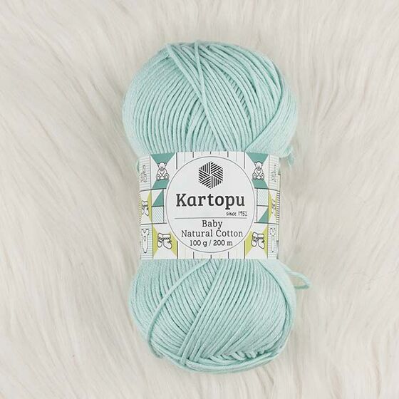 KARTOPU BABY NATURAL COTTON ÖRGÜ İPİ 100 GR.200 M.