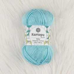 KARTOPU BABY NATURAL COTTON ÖRGÜ İPİ 100 GR.200 M. - Thumbnail