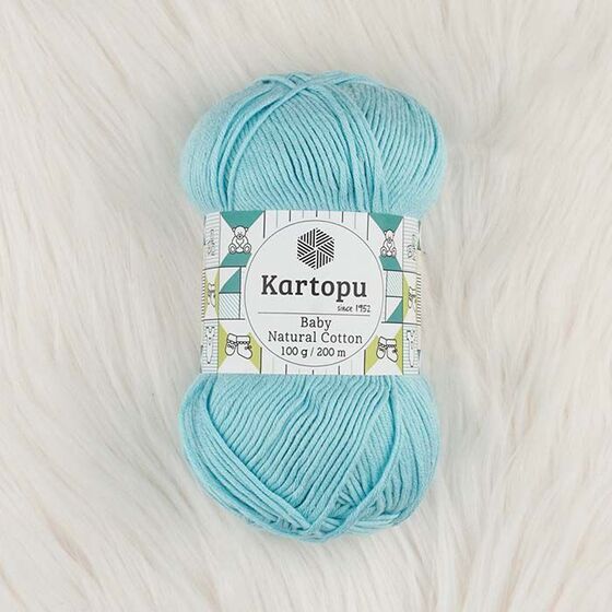 KARTOPU BABY NATURAL COTTON ÖRGÜ İPİ 100 GR.200 M.