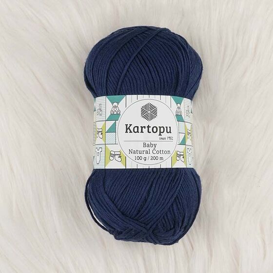 KARTOPU BABY NATURAL COTTON ÖRGÜ İPİ 100 GR.200 M.