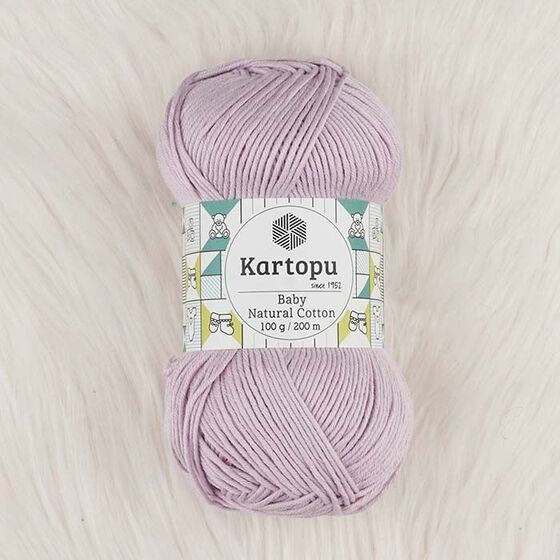 KARTOPU BABY NATURAL COTTON ÖRGÜ İPİ 100 GR.200 M.