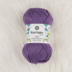 KARTOPU BABY NATURAL COTTON ÖRGÜ İPİ 100 GR.200 M. - Thumbnail