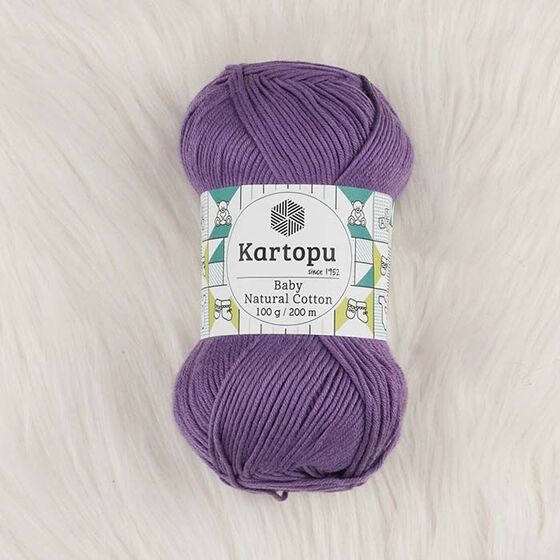 KARTOPU BABY NATURAL COTTON ÖRGÜ İPİ 100 GR.200 M.