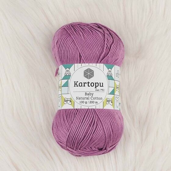 KARTOPU BABY NATURAL COTTON ÖRGÜ İPİ 100 GR.200 M.