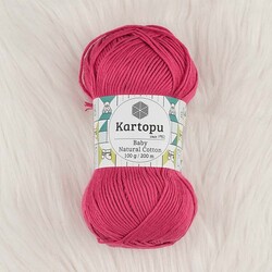 KARTOPU BABY NATURAL COTTON ÖRGÜ İPİ 100 GR.200 M. - Thumbnail