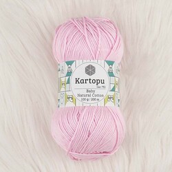 KARTOPU BABY NATURAL COTTON ÖRGÜ İPİ 100 GR.200 M. - Thumbnail