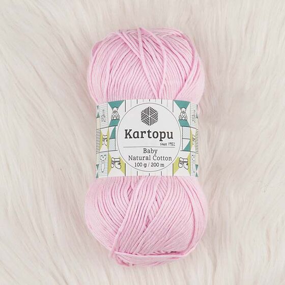 KARTOPU BABY NATURAL COTTON ÖRGÜ İPİ 100 GR.200 M.